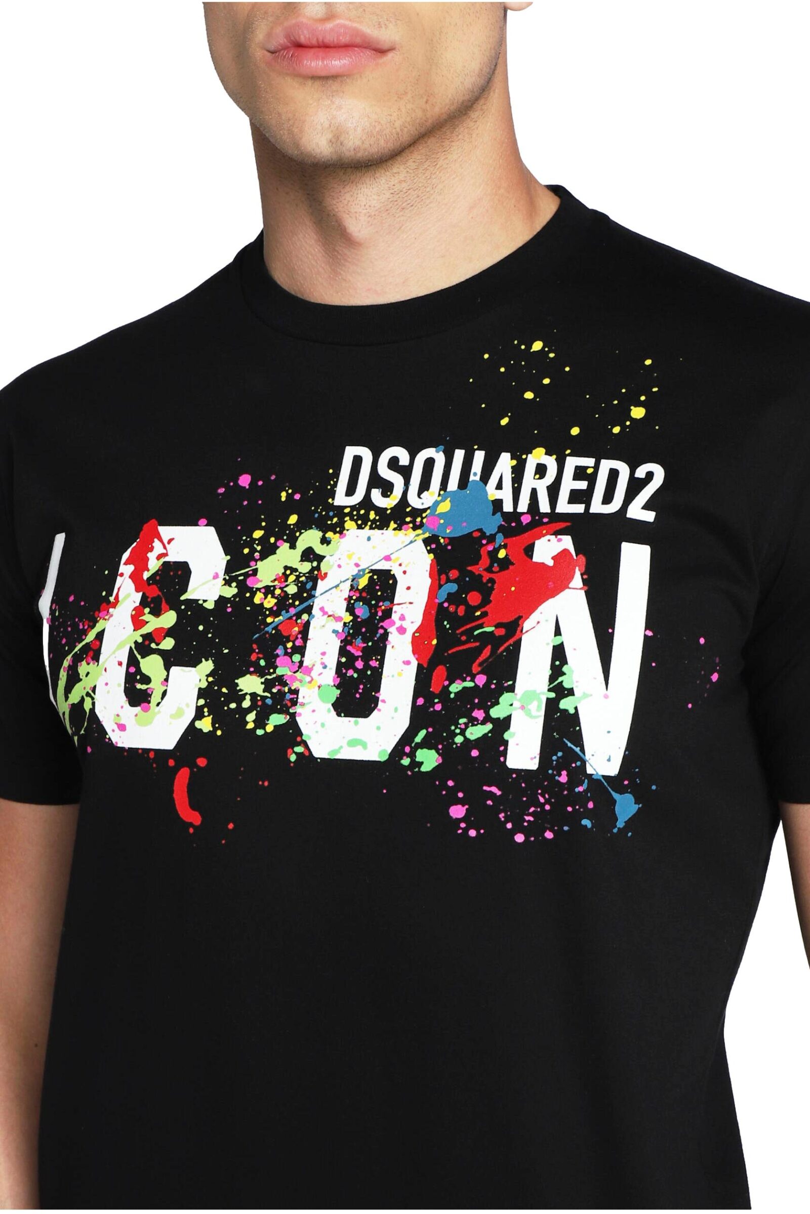 DSQUARED2 カラフル 三角ロゴTシャツ S DSQUARED2 White With 
