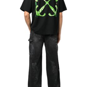 Off-White logo-embroidered T-shirt