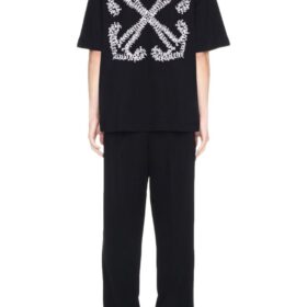 Off-White Tattoo Arrow-embroidery T-shirt