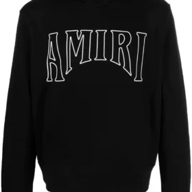 AMIRI logo-print long sleeves hoodie