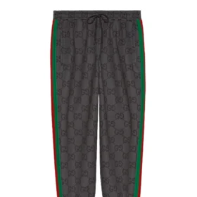 GUCCI Jumbo GG jogging trouser with Web