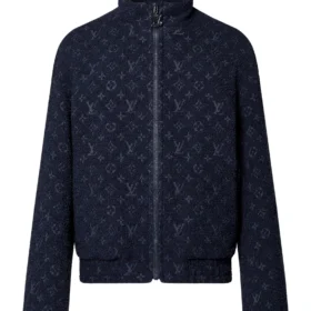 Louis Vuitton Monogram Wool Bouclette Zipped Blouson