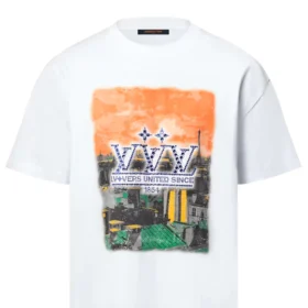 Louis Vuitton Embellished Graphic Cotton T-Shirt