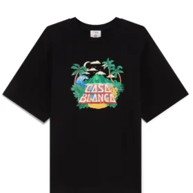 Casa Blanca Black Casa Beach Wave T-Shirt