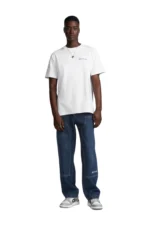 Dior Tag T-Shirt Relaxed Fit White Cotton Jersey - Image 2