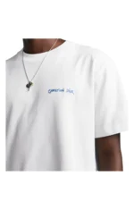 Dior Tag T-Shirt Relaxed Fit White Cotton Jersey - Image 4