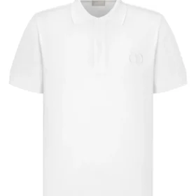 Dior CD Icon White Polo Shirt