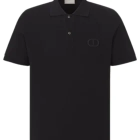 Dior CD Icon Black Polo Shirt