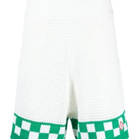 Casa Blanca Faux Crochet Cotton Shorts