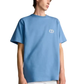 Dior CD Icon Blue T-shirt, Relaxed Fit
