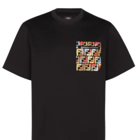 Fendi Lunar New Year black cotton T-shirt