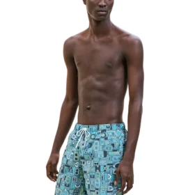 Hermes "Meli-Metal" swim trunks