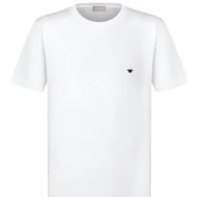Dior White T-shirt with bee embroidery