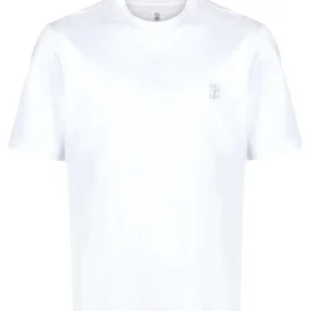 Brunello logo-print cotton T-shirt