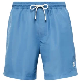 Brunello Cucinelli Logo swim trunks