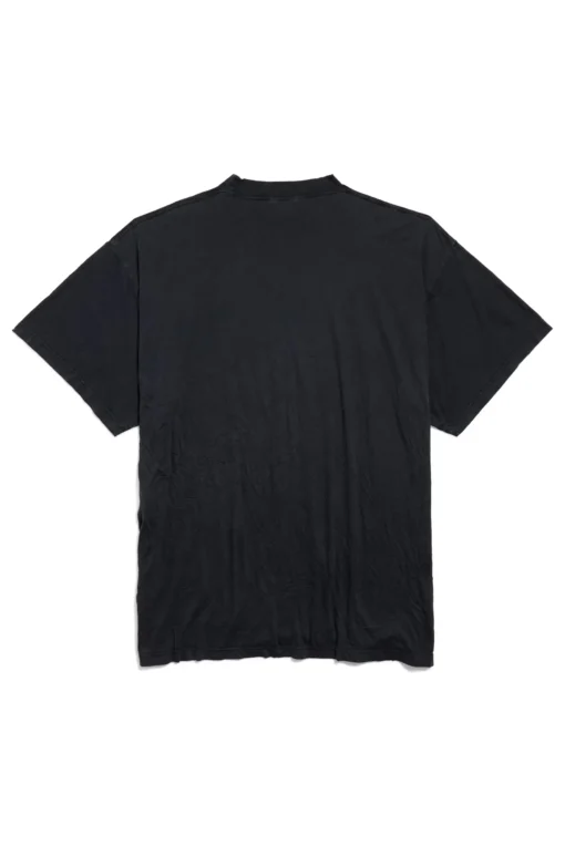 Balenciaga Women's Pigalle T-shirt Oversized in Black Faded – Bild 2