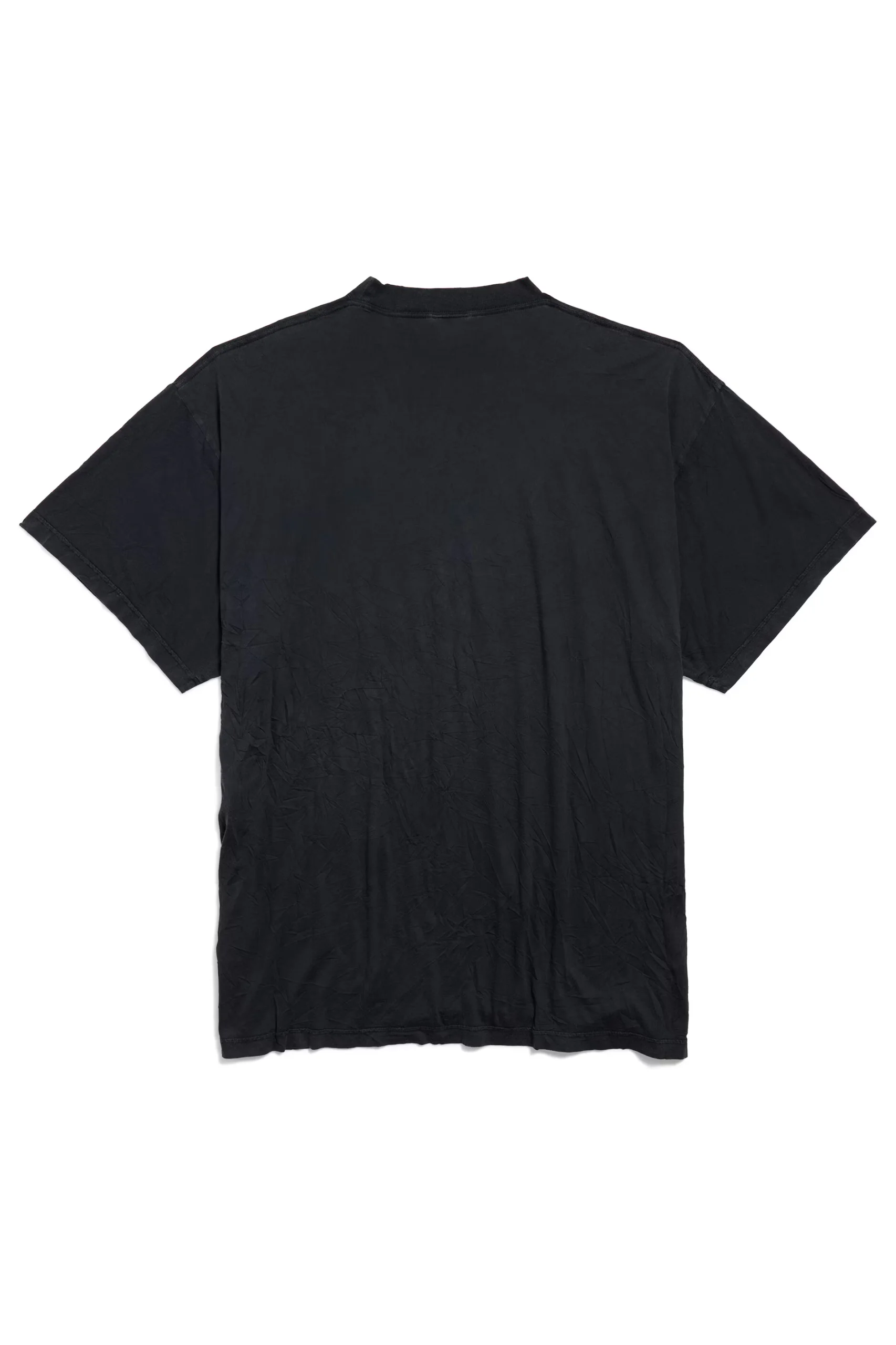 (XXX) 787349TRVO11041_2 Balenciaga Women's Pigalle T-shirt Oversized in Black Faded – Bild 2