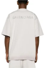 Balenciaga reflective-logo cotton T-shirt