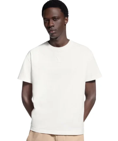 Louis Vuitton Embossed Blanc Optique LV T-Shirt