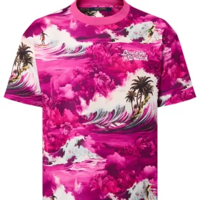 *Louis Vuitton Printed Cotton Short Sleeve T-Shirt