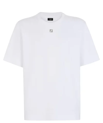 Fendi White cotton T-shirt