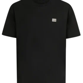 Dolce & Gabbana Cotton T-shirt with badge Black