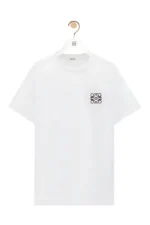 Loewe Regular fit white T-shirt in cotton