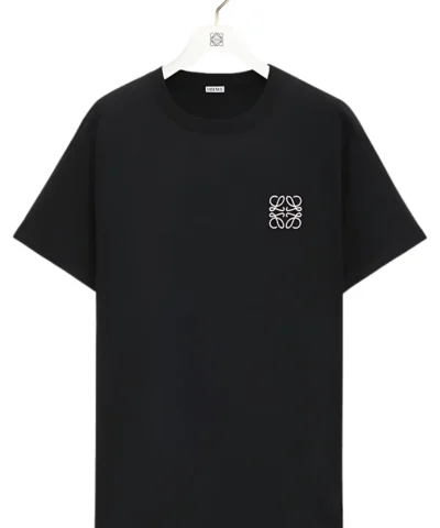 *Loewe Regular fit Black T-shirt in cotton