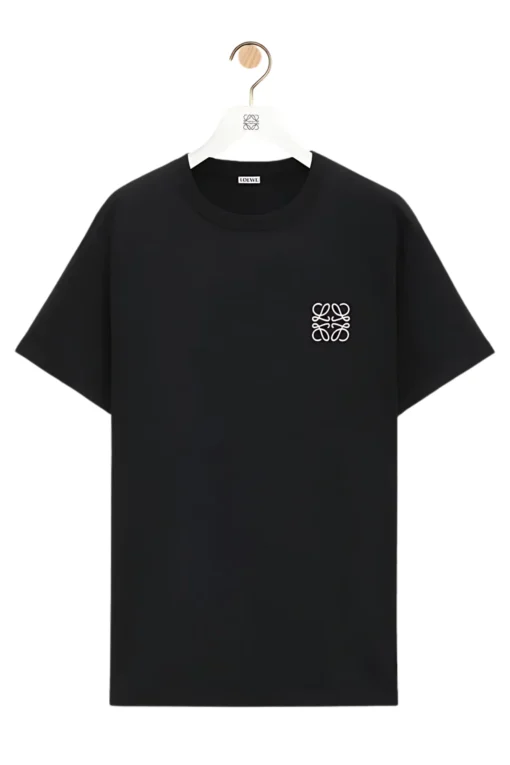*Loewe Regular fit Black T-shirt in cotton - Image 1