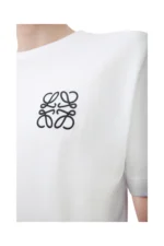 Loewe Regular fit white T-shirt in cotton - Image 5