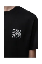 *Loewe Regular fit Black T-shirt in cotton - Image 3