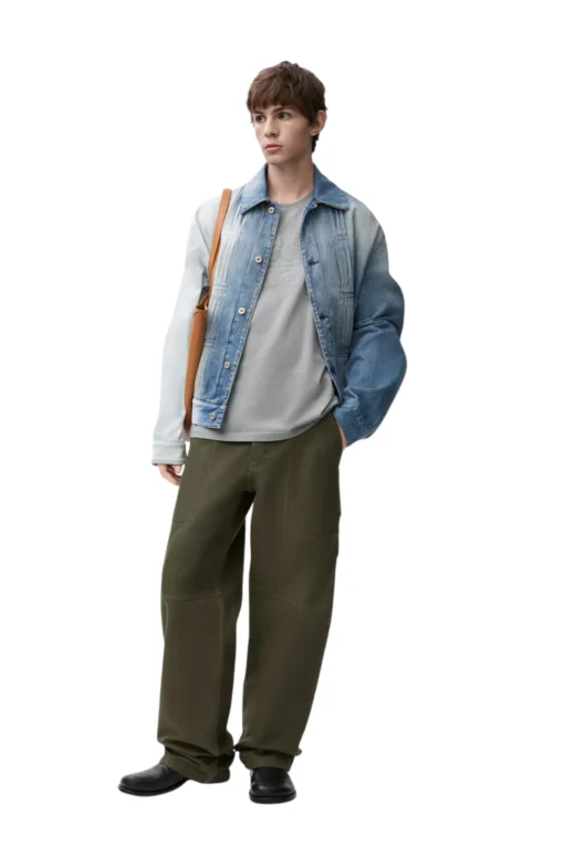 *Loewe Relaxed fit Light Grey T-shirt in cotton - Image 2
