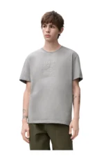 *Loewe Relaxed fit Light Grey T-shirt in cotton - Image 3