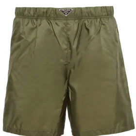 Prada Re-Nylon swim trunks Military Green