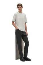 Hermes "Piqures sellier" white t-shirt – Bild 2