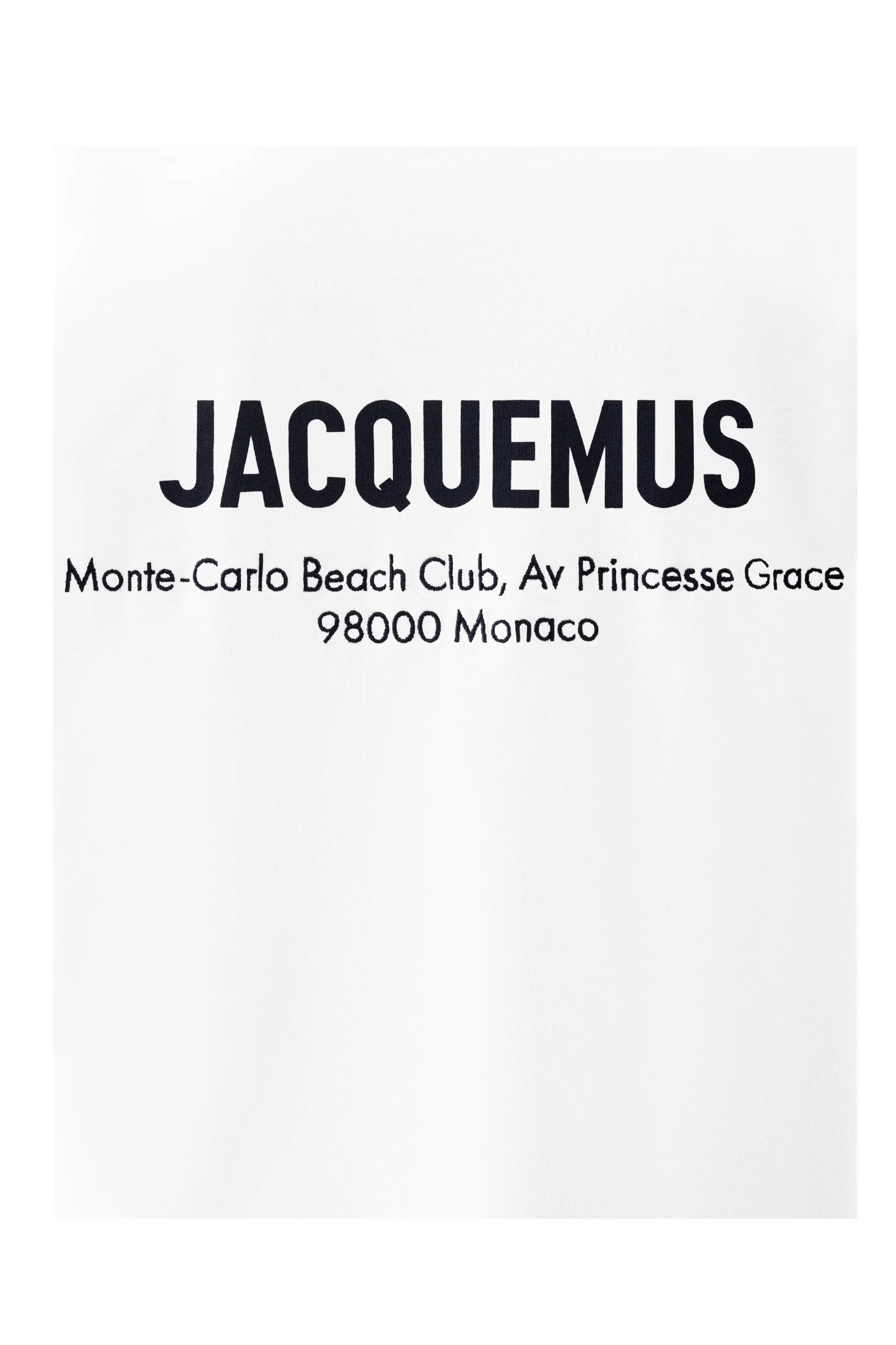 (XXX) TSU00158AJ002261LE_4 Jacquemus The Monaco address t-shirt - Image 4
