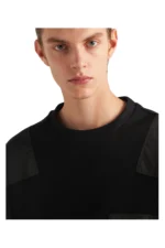 Prada Cotton sweatshirt with Re-Nylon details – Bild 4