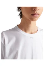 Prada Stretch cotton White T-shirt with logo