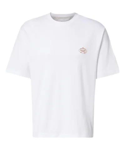 Prada Interlock cotton jersey T-shirt