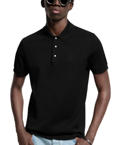 *Louis Vuitton Damier Signature Polo Shirt