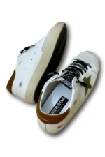 GOLDEN GOOSE Men's Super-Star with star in olive green canvas - Image 2