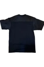 PRADA Stretch Cotton T-shirt With Nylon Details In Black – Bild 2