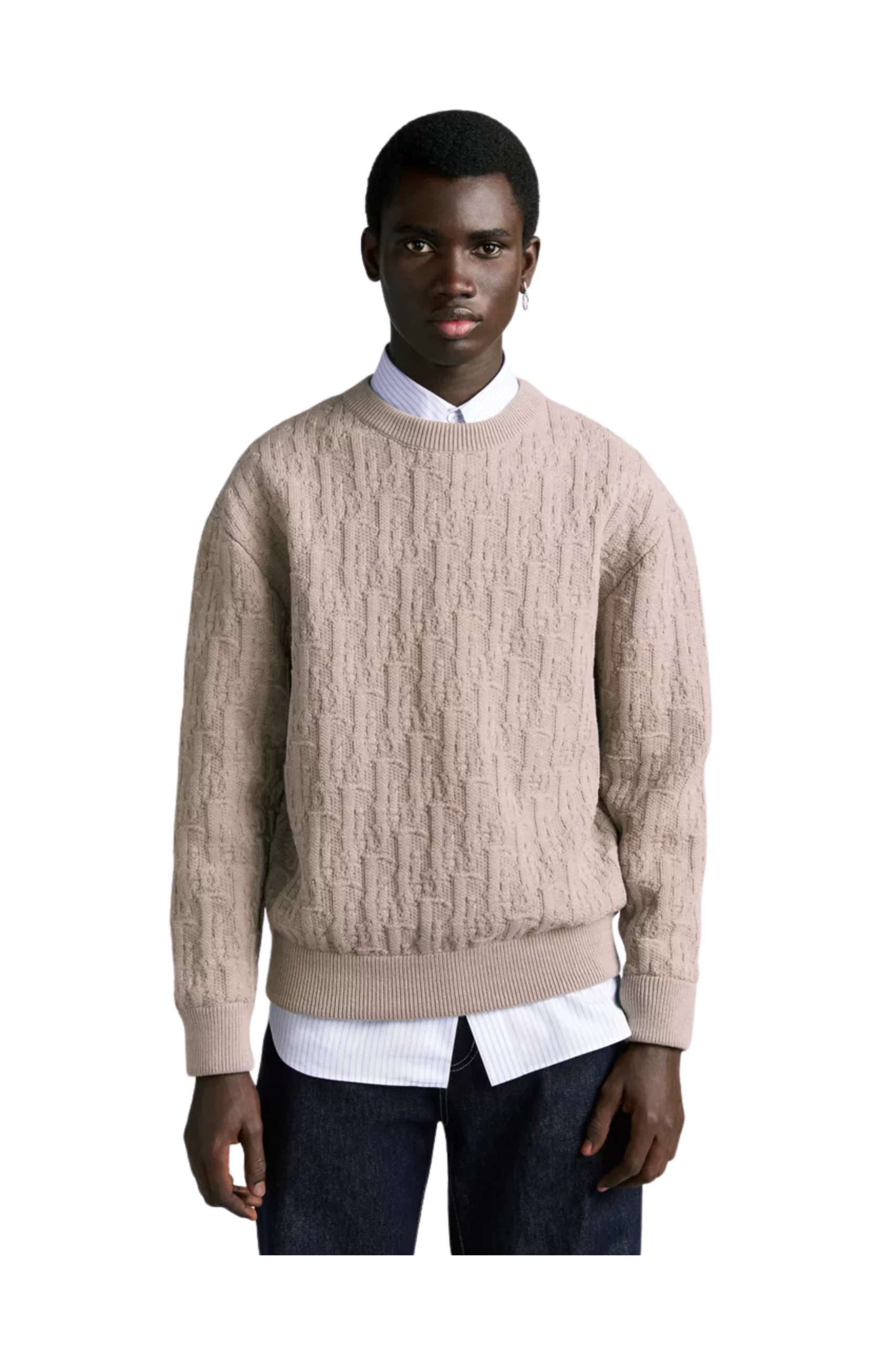 (XXX) 513M634A7003_C120_2 Dior Oblique Pullover Beige – Bild 2