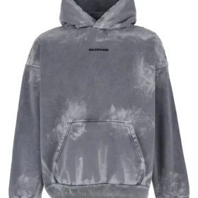 Balenciaga Gray Medium Fit Hoodie