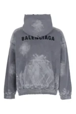 Balenciaga Gray Medium Fit Hoodie – Bild 2