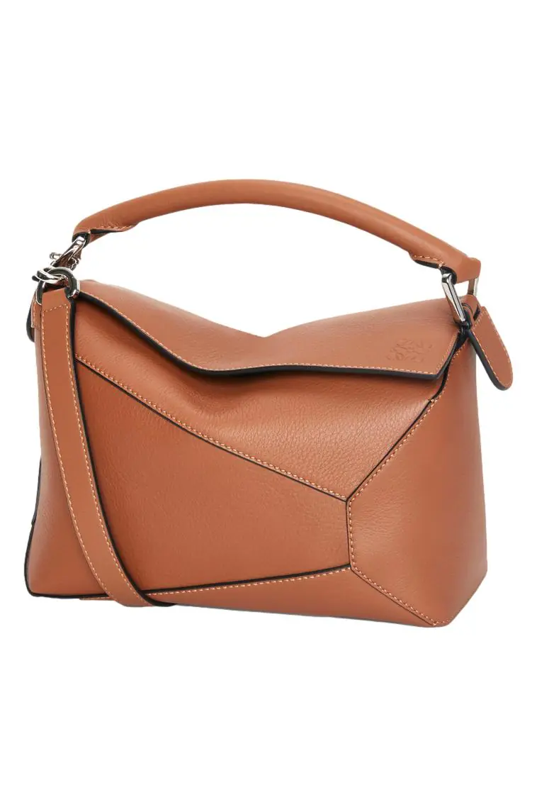 A510P60X41_2530_1F_clipped_rev_1 LOEWE Small Puzzle Edge bagin classic calfskin - Image 1