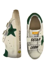 Golden Goose Old School Young with green suede star – Bild 3
