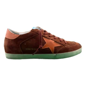 Golden Goose Men's Super-Star in brown suede