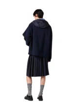 Miu Miu Cotton fleece zipper hoodie - Image 3