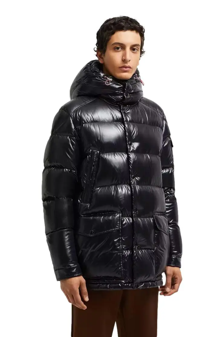 Moncler Chiablese Hooded Short Down Jacket Black
